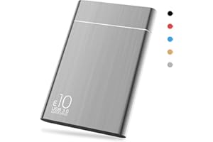 HAHHY Disque Dur Externe - 2to Disque Dur Externe USB3.0 SATA 2.5" HDD pour, PC, Windows, Xbox One, Chromebook (2to,Noir)