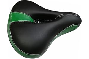 Laxzo ® Bike Seat, Bicycle Saddle Comfortable Soft Wide Saddle Cushion Pad Waterproof For Men Women Shockproof Spring Seat For MTB/Cruiser/Folding/Road/Spining Exercise Bikes