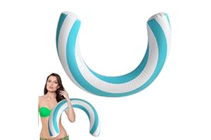 JIIMHTE Nouilles De Piscine Gonflables Incurvées, Bâtons Gonflables pour Piscine, Frites Natation pour Piscine, Flotteur De Nouilles De Piscine, Frite Piscine Nouille Flotteur, Jouets De Piscine