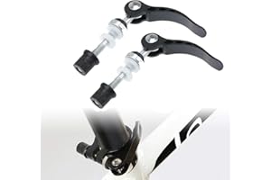 BAISENJF 2 Pcs Quick Release Bike Seat Clamp,Universal Bicycle Seatpost Clamps Saddle Clamp Bike Bolts Set,Aluminum Alloy Bicycle Seat Post Clamps for Road Bike Mountain Bike