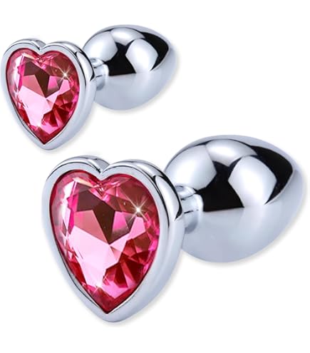 plastic anal plug Plug Diamante Acrílico Grande Rosa