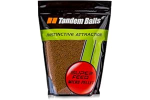 Tandem Baits SuperFeed Micro Pellet Carp Pellets | Carp Fishing Pellet | Carp Fishing Bait | Carp Bait | Carp Fishing Accessories for Monster Fish 2/6 mm 1 kg