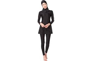 CaptainSwim Frauen Muslimischen Badeanzug Vollabdeckung Modest Badebekleidung islamischen Hijab Burkini Badeanzug