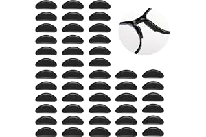 24 Pairs Silicone Glasses Nose Cushions, Non-Slip Soft Nose Pads Self Adhesive Pads Comfortable Non-slip Noses Pad