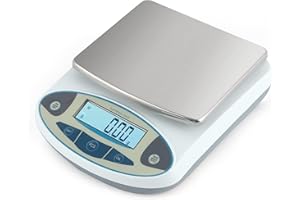 CGOLDENWALL High Precision Lab Numérique Analytique Balance Électronique De Laboratoire Balance De Bijoux De Précision Cuisine Pesant Balances(5000g,0.01g)
