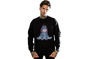 ABSOLUTE CULT Disney Men's Winnie The Pooh Classic Eeyore Sweatshirt