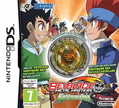 Konami Beyblade metal masters : nightmare rex + toupie