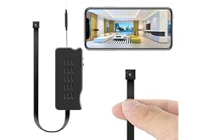 GooSpy Cámara Espía Oculta Mini WiFi 1080P HD con App/Detección de Movimiento Cámaras de Vigilancia para Interior/Hogar (Negr