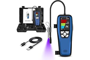 THERM LA MODE Refrigerant Leak Detector for Heat Pumps, ALD-200 ASHP Freon Leak Detector Detect R22, R134a, R415b, R417a CFCs HCFCs HFCs HCs HFOs Leak Detector HVAC