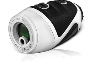PEAKPULSE Golf Range Finder,1200 Yards Golf Rangefinders with Slope,Laser Range Finder W/Rechargeable and Height Measurement,7X Magnification,Flag Pole Locking Vibration,Mini Rangefinder for Golfers