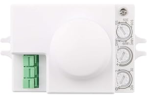 HUBER Motion 55HF Radar Bewegungsmelder für Innen 360° - Unterputz Bewegungsmelder LED geeignet, Bewegungsmelder Einbau, Motion Sensor, 3-Draht-Technik