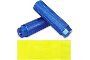 FANGZHE Universal Bmx Stunt Accessories Bike Pegs, Aluminum Alloy Mountain Bike Foot Pegs Anti-slip Rear Feet Pedals BMX Stunt Pegs Scooter Accessories Foot Rocker Away Reflective Stickers