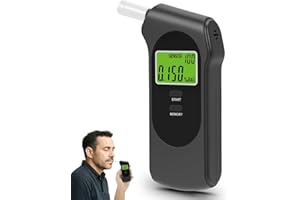 SUPAREE Alcootest Portable Ethylotest Certifié Ethylotest Numérique avec Écran LCD Numérique et 10 Embouts Buccaux Haute Précision Rapide pour Usage Personnel Domestique Voyage Fête