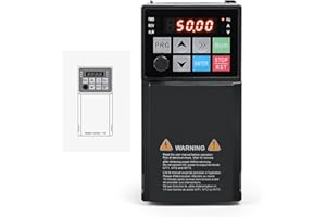 DEWIN Variador de Frecuencia Trifasico 380V, 1.5kW 380V Entrada Trifásica Salida Trifásica, Variador Velocidad Variador de Frecuencia VFD Inversor(Modelo de fábrica:MS500-4T-1.5G)