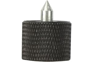 KUULEYN Centro per tornio in legno a contropunta per impieghi gravosi, mini accessorio per tornio multiuso, mini accessorio per tornio multiuso a cono centrale di rotazione Z019