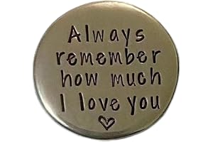 Uozonit Love Pewter Pocket Tokens, Pocket Tokens mynt | Inspirerande kärlekskänsla mynt – unikt minnessak, Pocket Hug Tokens, souvenir för din vän, din flickvän