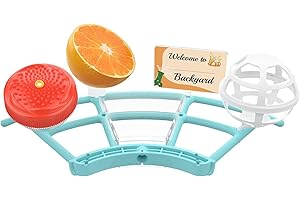 NETVUE Supporto per Mangiatoia per Uccelli, Alimentatore Multifunzione per Irrigazione, Frutta, Verdura, Porta per Casetta per Uccelli, Mangiatoia per Uccelli Selvatici, Clip per Alimenti per Uccelli