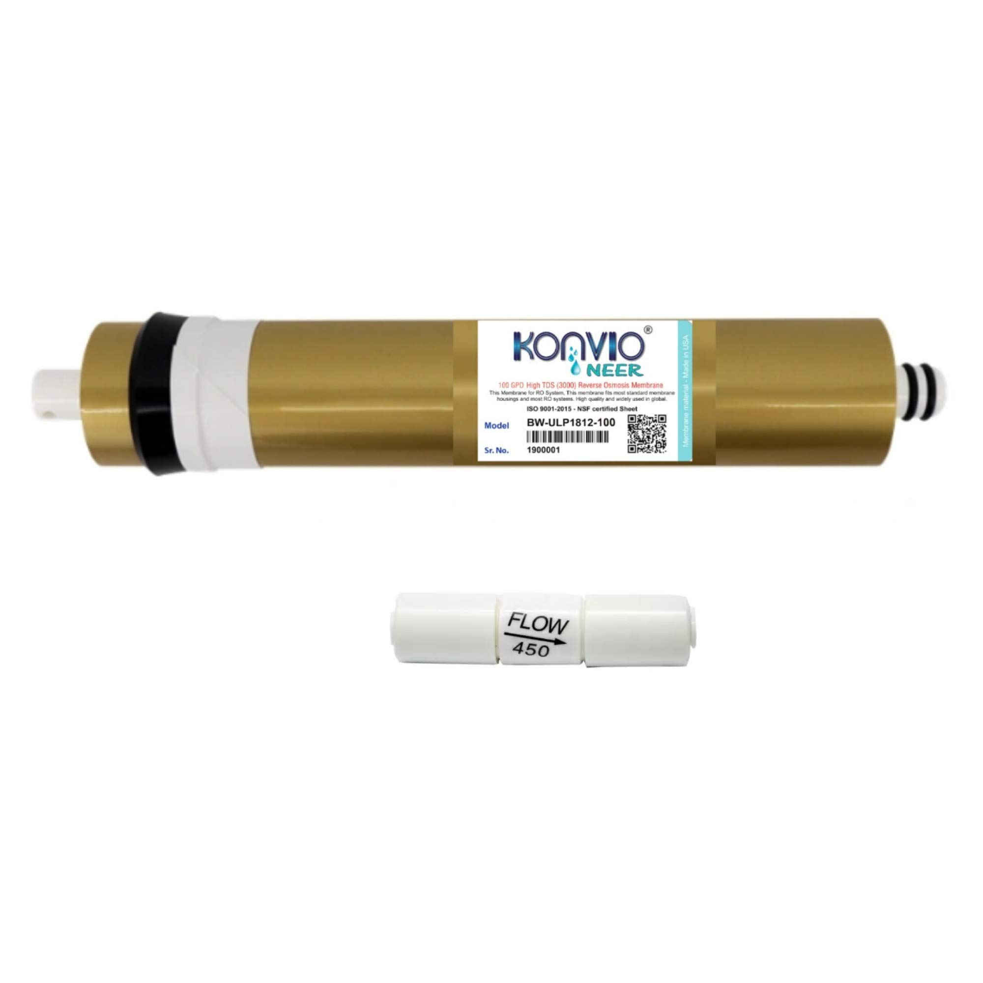 Konvio Neer High 3000 TDS Membrane Spare: The Ultimate RO Water Purifier Upgrade