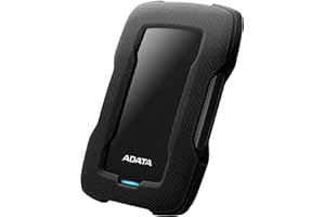 ADATA Disco rigido esterno HD330 External Hard Drive 5TB, USB 3.2 for Mac, PC, Laptop, Nero