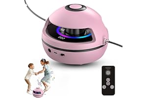 Vtizikl Music Jump Rope Machine, Ropeless Jump Rope with LCD Display and Bluetooth Music, Smart Digital Skipping Rope for Adults, Kids, Home, Gym Workout