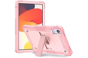 Vakarey para Xiaomi Redmi Pad SE Funda Niños Antigolpes,Funda para Redmi Pad SE 2023 11 Pulgadas 2023,Oro Rosa