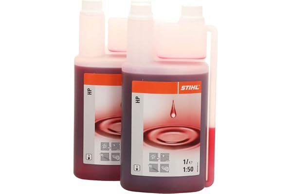 STIHL 2-takts motorolja HP 2 x 1 liter doseringsflaska 0781 319 8411