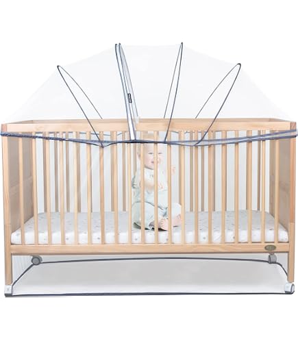 Moustiquaire Poussette Universelle 2 En 1 - Filet Anti-Insectes Respirant Pour Poussette Double, Landau, Lit Parapluie Et Nacelle