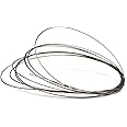 HOMESOM 0.3mm Diamond Wire Saw, 3m Length, Electroplated, Dry or Wet Use, Marble, Granite, Jewelry, Wood