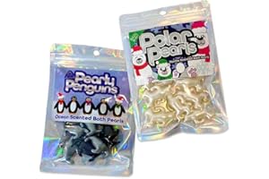 BARE BOUTIQUE Christmas Bath Pearl Double Pack. 10 Pearly Penguins, 10 Polar Bears. Ideal Stocking Filler, Advent Calendar Filler, Secret Santa. Ocean Scented Penguins, Vanilla Scented Polar Bears.…