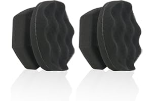 DAZZLUXE 2 Stück Große Gewachste Baumwolle, Reifenglanz-Applikator, Autoreifenbürste, Verbundpolierschwamm, Reifenglanzbürste, Reifenapplikator, Applikatorpad, Geeignet Zum Autopolieren