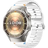 Sneezy Huawei Watch GT6 Pro 46mm İle Uyumlu Dalga Desenli Tokalı Yumusaş Soft Silikon Kordon