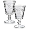 La Rochere Verre Versailles A Vin Set of 2 Wine Glasses 200ml | French Decorated Goblets