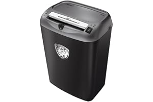 Fellowes 4671101 Destructeur de Documents 70S Coupe Droite 14 Feuilles avec Verrouillage de Sécurité Noir