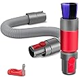 Azonee Flexible Extension Hose Attachment Dusting Brush for Dyson V7 V8 V10 V11 V15 Outsize Vacuum Cleaner, Soft Dust Removal Brush, Cordless Handheld Vacuum Replacement Parts