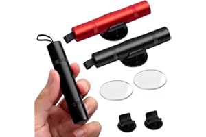 MIFKLMV Martello di Sicurezza for Auto 2 in 1, Martello di Emergenza per Auto con Taglierina per Nastro , Base e Bicchiere di Prova, Taglia Cinture di Sicurezza, Multifunzione, Martello di Emergenza per Auto,