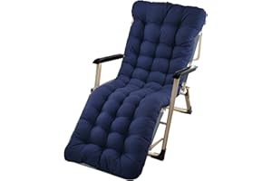 UENNM Liegenauflage, Auflage Gartenliege, Sitzkissen Gartenstuhlauflage, Schwungliege, Verdicken Garten Liege Stuhl Polster, für Reisen, Urlaub, Innen, Sonnenliege, Liegestuhl, Relaxliege 175 x 48*8cm(02)