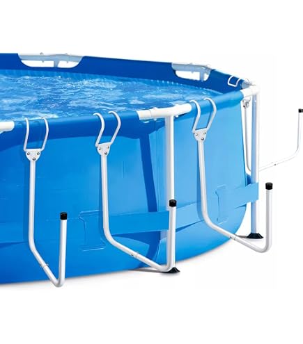 Sun2Solar Solar Pocket Abdeckungshalter – 5-teiliges U-Rohr-Set Aus Alu, Für Oberirdische Stahlwand-Pools