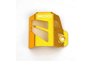 ZESIDIMO Couvercle Arrière Liquide de Frein pour Kawasaki Z900 Z900RS SE Z 900 Accessoires pour Moto Protection de Réservoir Fluide Arrière Bouchon de Protection (Or)