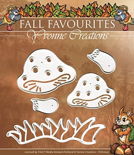 Yvonne Creations Fall Favourites Toadstool Die, White