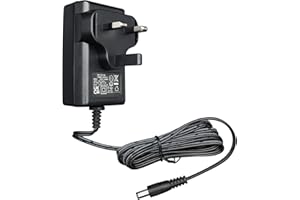 ANLINK 9V 1A/1000mA 1.8M Long Power Supply Adapter, AC 100-240V to DC 9V 1A 9W Switching Adapter 5.5x2.1mm Wall Plug for Arduino UNO MEGA,Elliptical Machine and More 9V Devices, UKCA Certified