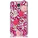 Price comparison product image S5 Case , Galaxy S5 Cover Mavis's Diary Luxury 3D Handmade Rhinestone Diamonds Flower Bling Crystal Design Hard Cover Case for Samsung Galaxy S5 I9600 SM-G900A SM-G900T SM-G900P SM-G900V SM-G900R4 Developer Edition with Soft Clean Cloth (Crystal Crown)
