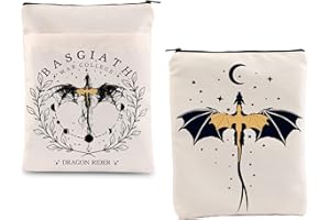 FOTAP FW - Funda para libros de dragones, regalos de libros de jinetes de dragones, regalos de libro FW Book Merch Dragons Lover Book Gifts Dark Romance Reader Gift (Dragon Rider Bs)