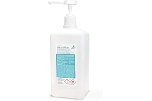 Alco-Aloe Gel Hidroalcoholico - Desinfectante de manos (1 L con bomba dosificadora)