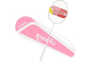 ZHANYU Badminton Rackets,Badminton Racquet,100% All Carbon Fiber One-Piece Molding Ultra Light 76g Offensive And Defensive Durable Training Racket,Including 1 Racket And 1 Ball Bag