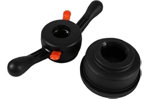 Estink Equilibratrice per Pneumatici, Strumento per Cambio Gomme in Plastica con Dado ad Alette, Bilanciatore Ruota a Sgancio Rapido, Diametro Interno 40 mm