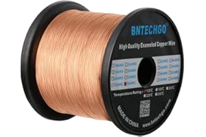 BNTECHGO 30 AWG Magnet Wire - Enameled Copper Wire - Enameled Magnet Winding Wire - 3.0 lb - 0.0098" Diameter 1 Spool Coil Natural Temperature Rating 155℃ Widely Used for Transformers Inductors