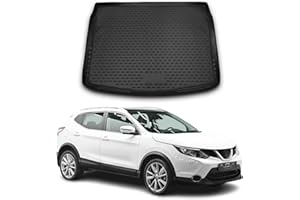‎OMAC Kofferraummatte Kofferraumwanne für Nissan Qashqai J11 2014-2021 Gummi TPE