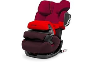Cybex Silver 2 w 1 fotelik dziecięcy Pallas 2-Fix, Do samochodów z ISOFIX i bez, Grupa 1/2/3 (9-36 kg), Od ok. 9 miesięcy do ok. 12 lat, Rumba Red