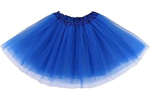 Ksnnrsng Tutu Falda de Mujer Faldas de Tul 50's Short Ballet 3 Capas de Baile para Vestirse Danza