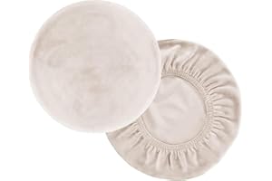 VEAI Hockerbezug Runder 35-40/30-35cm Barhockerbezug Sitzhocker Bezug Stretch Hocker Rund Bezug Runder Stuhlbezug Protector Waschbarer Runder Drehbarer Hocker Schonbezug (Color : 26#, Size : 30-35cm)